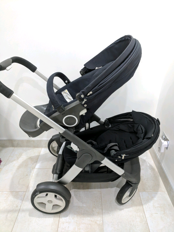 stokke crusi double pram